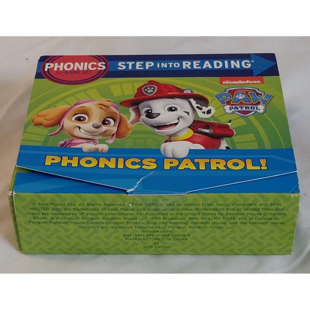 PAW Patrol Phonics Patrol Step Into Reading 12-Book Set 2015 Random House